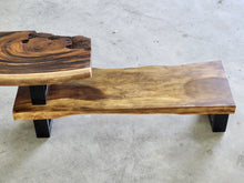 Load image into Gallery viewer, Adjustable Length Entertainment Unit in Reclaimed Wood.
