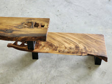 Load image into Gallery viewer, Adjustable Length Entertainment Unit in Reclaimed Wood.
