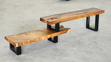 Load image into Gallery viewer, Adjustable Length Entertainment Unit in Reclaimed Wood.
