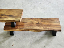 Load image into Gallery viewer, Adjustable Length Entertainment Unit in Reclaimed Wood.
