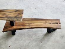 Load image into Gallery viewer, Adjustable Length Entertainment Unit in Reclaimed Wood.
