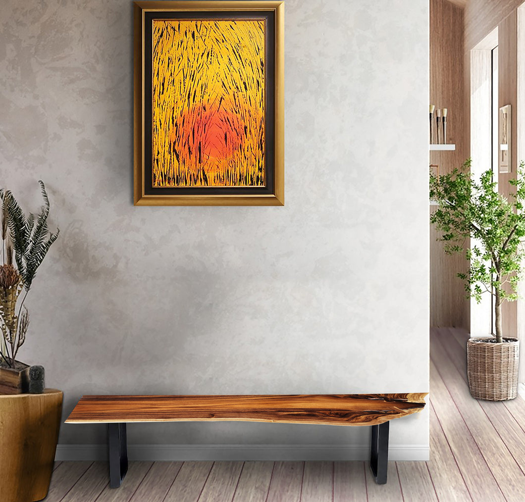 Bench seat or low set console table, hallway table Raintree Wood 1.5 Meter 150cm-model OS27_150cm