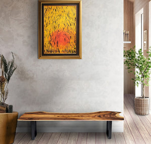 Bench seat or low set console table, hallway table Raintree Wood 1.5 Meter 150cm-model OS30_150cm