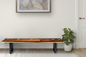 Bench seat or low set console table, hallway table Raintree Wood 1.8 Meter 180cm-model 034