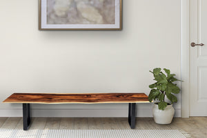 Bench seat or low set console table, hallway table Raintree Wood 1.8 Meter 180cm-model OS35