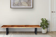 Load image into Gallery viewer, Bench seat or low set console table, hallway table Raintree Wood 1.8 Meter 180cm Model 0s36
