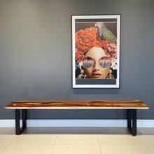 Load image into Gallery viewer, Bench seat or low set console table, hallway table Raintree Wood 1.8 Meter 180cm Model 0s36

