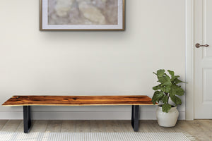 Bench seat or low set console table, hallway table Raintree Wood 1.8 Meter 180cm Model 0s37