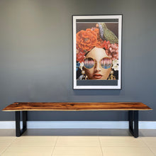 Load image into Gallery viewer, Bench seat or low set console table, hallway table Raintree Wood 1.8 Meter 180cm Model 0s37
