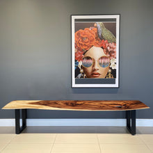 Load image into Gallery viewer, Bench seat or low set console table, hallway table Raintree Wood 1.8 Meter 180cm Model 0s38
