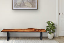 Load image into Gallery viewer, Bench seat or low set console table, hallway table Raintree Wood 1.8 Meter 180cm-model 039
