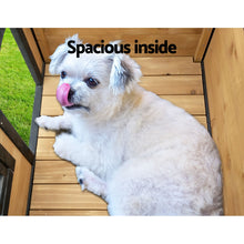 Load image into Gallery viewer, i.Pet Dog Kennel Large Wooden Outdoor Indoor House Pet Puppy Crate Cabin Waterproof
