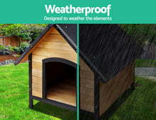 Load image into Gallery viewer, i.Pet Dog Kennel Extra Large Wooden Outdoor House Pet Puppy House XL Crate Cabin Waterproof
