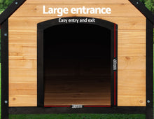 Load image into Gallery viewer, i.Pet Dog Kennel Extra Large Wooden Outdoor House Pet Puppy House XL Crate Cabin Waterproof
