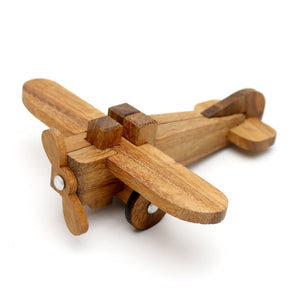 plane brainteaser Puzzle - 3D Interlocking wooden puzzle