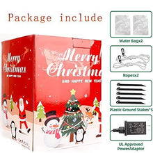 Load image into Gallery viewer, Christmas Inflatable Santa, snow man and Christmas Tree 2.1m Inflatable with LED lights
