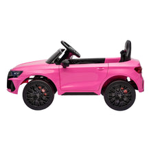 Load image into Gallery viewer, Ride On Car Licensed Audi RS3 Car for Kids 12V Remote Control Pink
