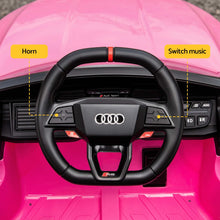 Load image into Gallery viewer, Ride On Car Licensed Audi RS3 Car for Kids 12V Remote Control Pink

