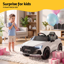 Load image into Gallery viewer, Ride On Car Licensed Audi RS3 Car for Kids 12V Remote Control White
