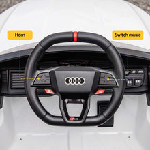 Load image into Gallery viewer, Ride On Car Licensed Audi RS3 Car for Kids 12V Remote Control White
