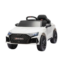 Load image into Gallery viewer, Ride On Car Licensed Audi RS3 Car for Kids 12V Remote Control White
