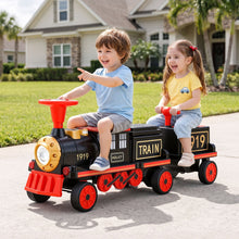 Load image into Gallery viewer, Rigo Kids Ride on Car Train 12V Electric Toy 2 Seater 136cm
