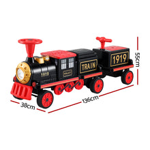 Load image into Gallery viewer, Rigo Kids Ride on Car Train 12V Electric Toy 2 Seater 136cm
