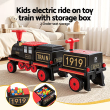 Load image into Gallery viewer, Rigo Kids Ride on Car Train 12V Electric Toy 2 Seater 136cm

