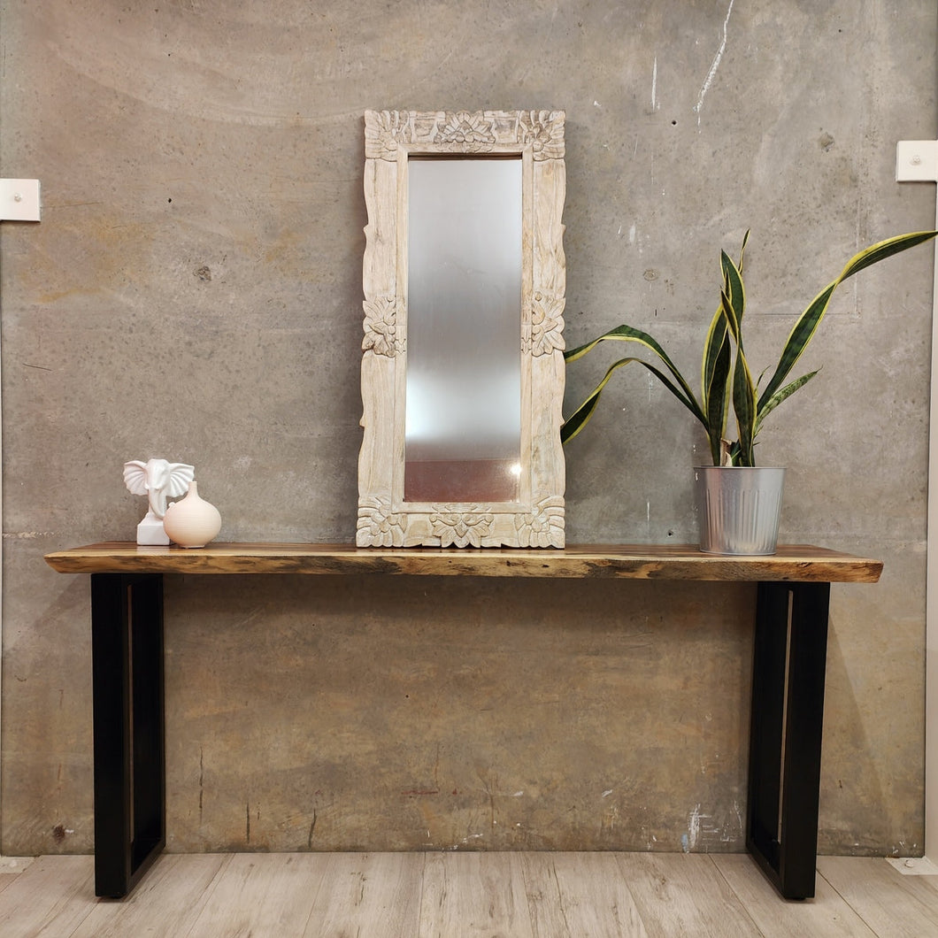 Hallway Table console, large 1.5 Meter 150 cm length 100% unique designed  by nature. OS26