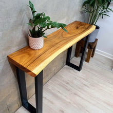 Load image into Gallery viewer, Hallway Table console, large 1.2 Meter 120 cm length 100% unique designed  by nature. OS12
