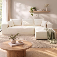 Load image into Gallery viewer, Artiss Modular Sectional Sofa 4-Seater L-Shaped Boneless Sofa Bed Chaise Lounge
