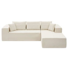 Load image into Gallery viewer, Artiss Modular Sectional Sofa 4-Seater L-Shaped Boneless Sofa Bed Chaise Lounge
