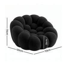 Load image into Gallery viewer, Artiss Bubble Floor Sofa Lazy Couch Single Lounge Chair Reading Accent Chairs
