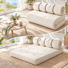 Load image into Gallery viewer, Artiss Convertible Sofa Bed Roll-Up Sleeper Chair Fold Out Couch Floor Lounge

