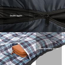 Load image into Gallery viewer, Weisshorn Sleeping Bag Set of 2 Single Thermal Camping Hiking Tent 0℃
