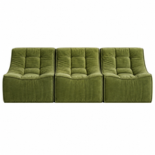 Load image into Gallery viewer, Artiss Set of 3 Sofa Modular Boneless Couches No Assembly Green
