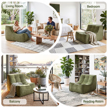 Load image into Gallery viewer, Artiss Set of 3 Sofa Modular Boneless Couches No Assembly Green

