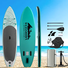 Load image into Gallery viewer, Weisshorn Stand Up Paddle Board 10.6ft Inflatable SUP Surfboard Paddleboard Kayak Surf Green
