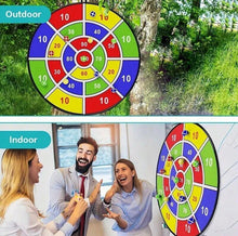 Load image into Gallery viewer, Large Dart Board for Kids, play safely with Sticky Balls and sticky safety Darts, Indoor or Outdoor -Foldable Design and Safe Materials:
