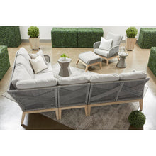 Load image into Gallery viewer, Outdoor furniture Coffee Table Large multi sided Side Table 45 CM wide 51cm height Grey
