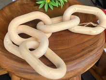 Load image into Gallery viewer, Natural Wooden Chain 5-Link
