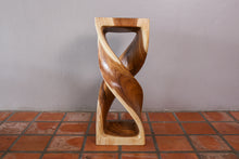 Load image into Gallery viewer, Double Twist stool side table Acacia wood Side Table/Corner Table Bar stool-76 cm height
