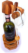 Load image into Gallery viewer, Wine Stopper Lock Puzzle -  Party Puzzle- cant drink it until you crack the lock-party fun
