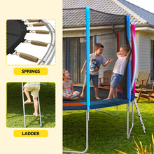 Load image into Gallery viewer, Everfit 16FT Kids Trampoline Rebounder with Enclosure Net Storage Bag
