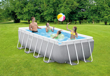 Load image into Gallery viewer, Intex PRISM Premium Rectangle Metal Frame Pool Above Ground 4.0m x 2.0m 1.0m 26788
