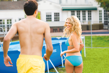 Load image into Gallery viewer, Intex Rectangular Frame Pool 4.5m X 2.2m X 0.84m with Filter/Pump 28274
