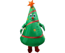 Load image into Gallery viewer, Inflatable Christmas Tree Costume Christmas Costume Polyester Christmas Costume - Green - Size 01

