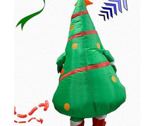 Load image into Gallery viewer, Inflatable Christmas Tree Costume Christmas Costume Polyester Christmas Costume - Green - Size 01
