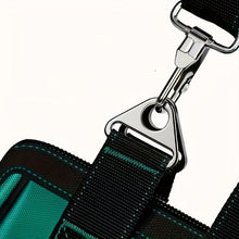 Load image into Gallery viewer, Tool Storage Bag Oxford Cloth Tool Bag Multifunctional Tool Organizer Durable - black - green - Size regular
