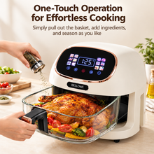 Load image into Gallery viewer, 360° Panoramic Air Fryer for Effortless, Visible Healthy Cooking at Home (white)
